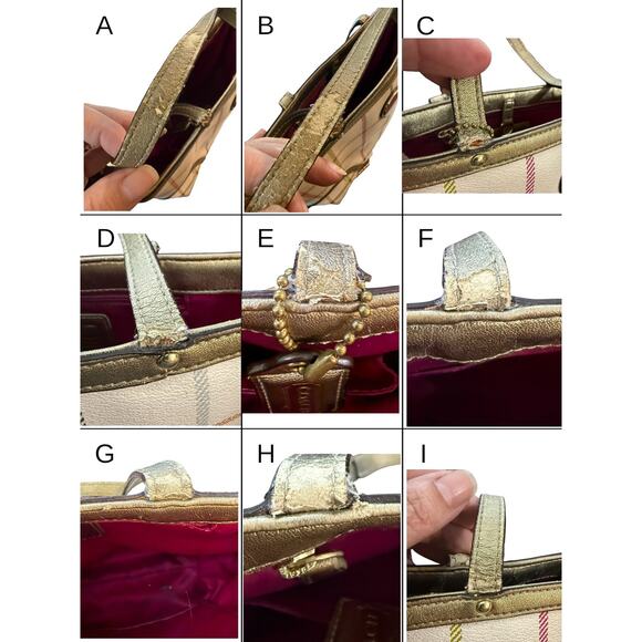 Coach Peyton Small Tattersall Plaid Tote F48586 Purse - Picture 8 of 8